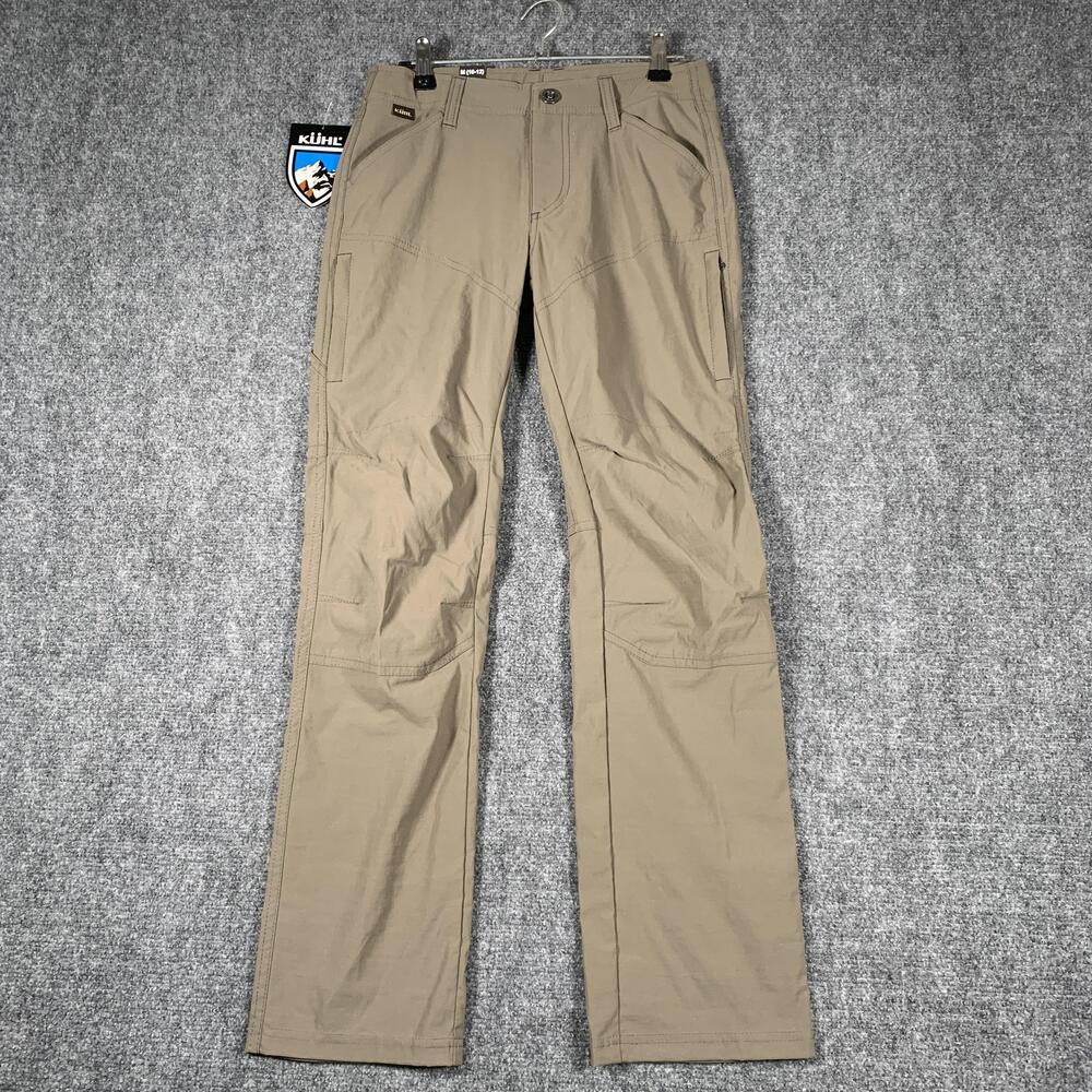 Kuhl Pants Boys 10-12 Beige Khaki Renegade Cargo Hiking Nylon Stretch Outdoor